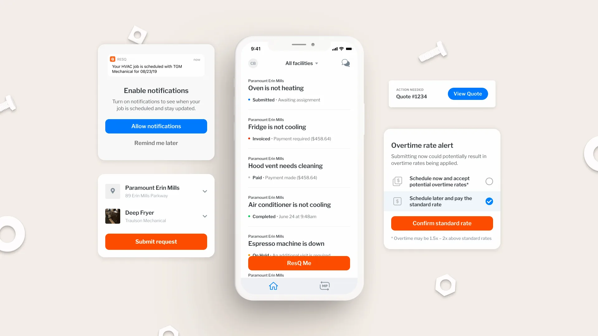 ResQ facilities management platform