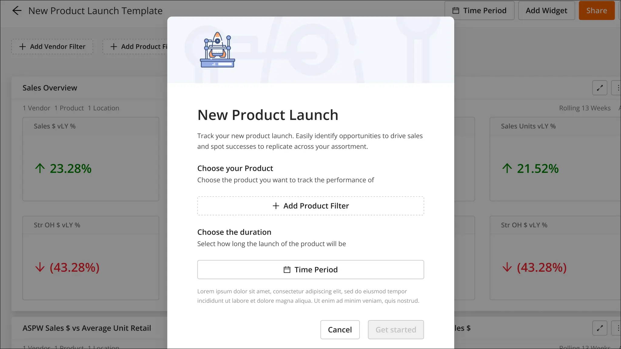 Shared dashboards and exports
